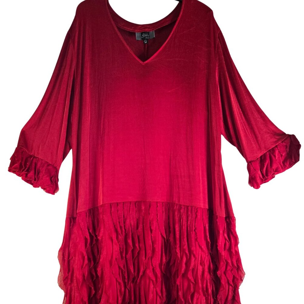 Red Christmas Party Dress